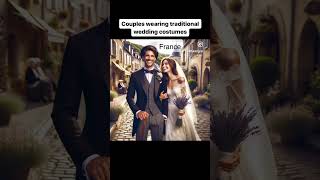 P7 - Couples wearing traditional wedding costumes ai aigenerated digitalart trending wedding