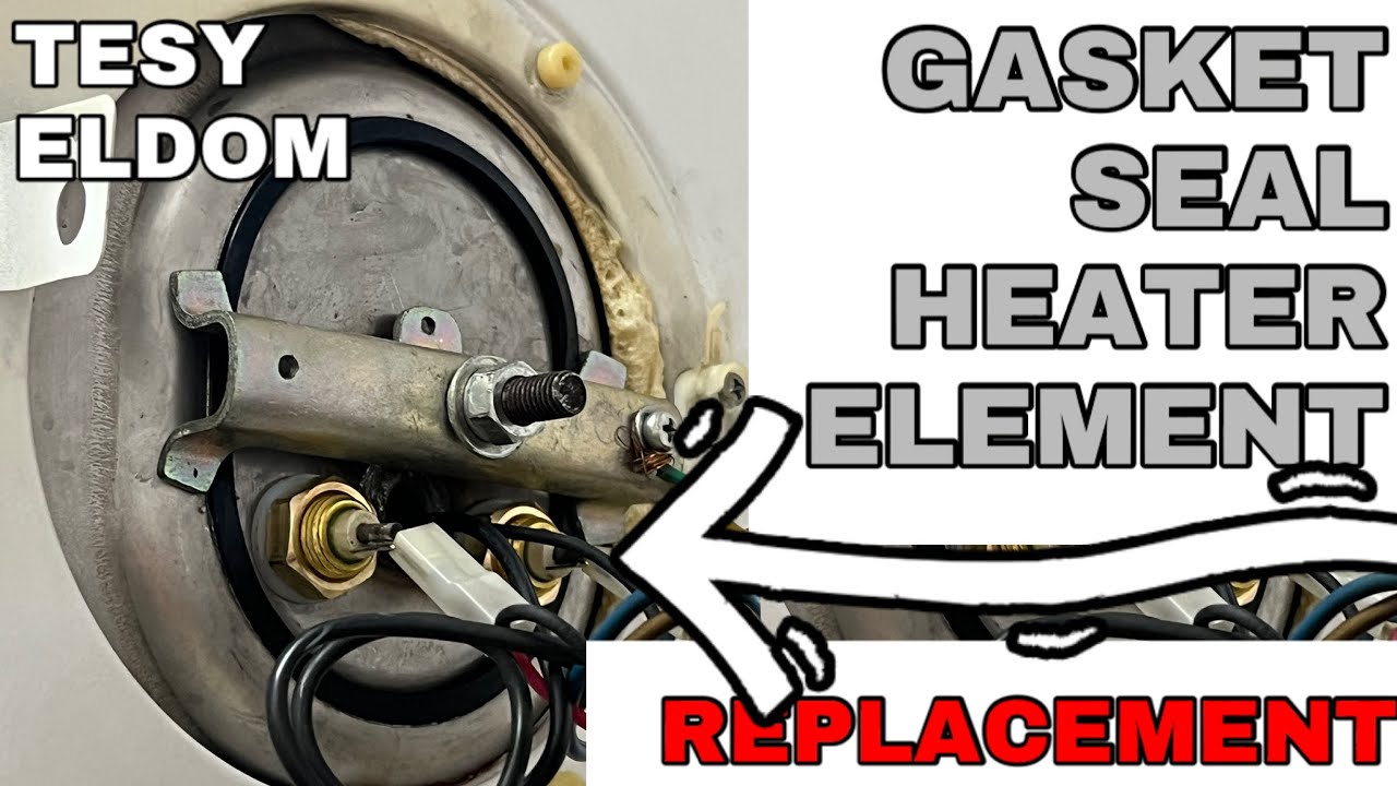 Замена уплотнительной прокладки и нагревательного элемента водонагревателя TESY ELDOM ELDOMINVEST.