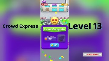 Crowd Express Level 13 Walkthrough 🚦 | Step-by-Step Solution | Go Answer