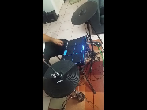 Alesis SamplePad Pro -Our God drum cover