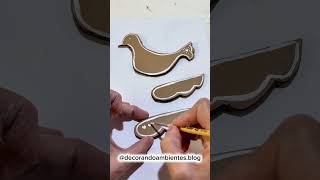 Passarinhos de Papelão para Decorar Galhos Secos 🕊️🌿