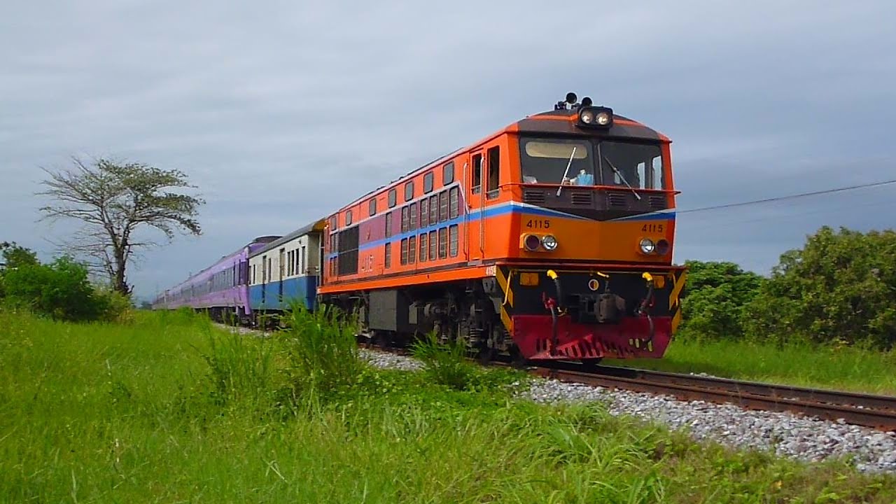 รถไฟในชนบททางภาคเหนือของประเทศไทย