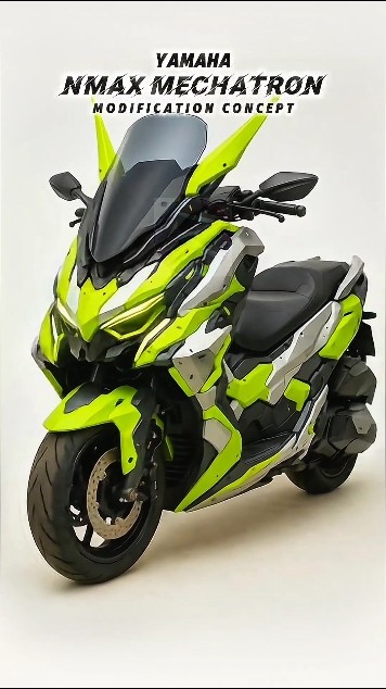 Yamaha NMAX MECHATRON🔥🔥GILAA MODIFNYA😲‼️ Concept #nmax #mechatronic