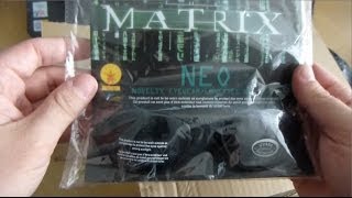 The Matrix Neo Sunglasses (Unpacking tutorial - How to unpack package with scissors)