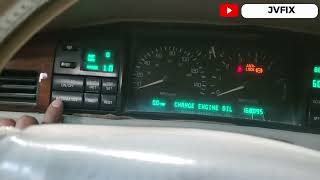 How to reset oil life on 1995 Cadilac el Dorado