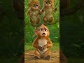 Three monkey friends and Their adventures