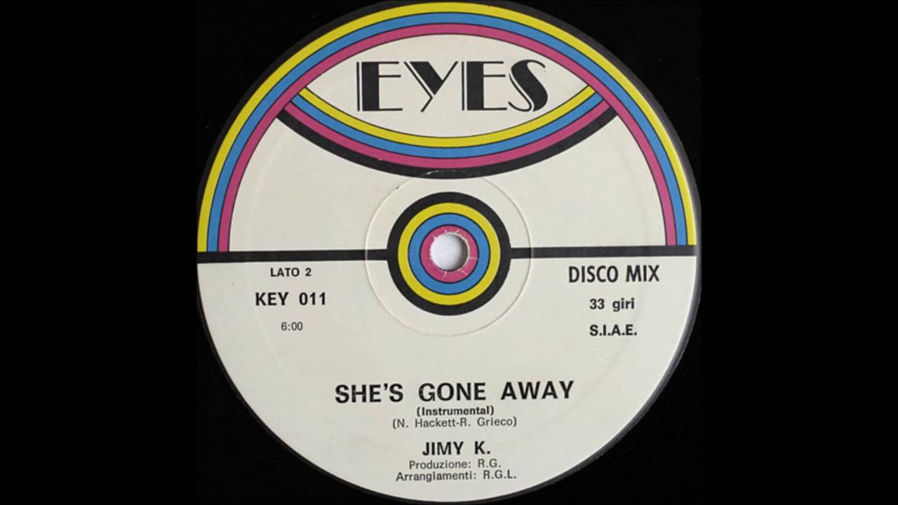 Jimy K. She's Gone Away (Instrumental). Italo Disco 1983 YouTube