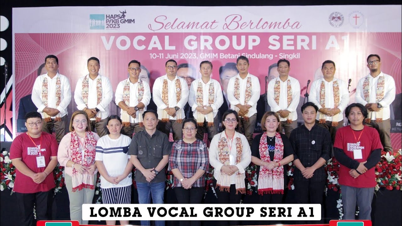 HAPSA P/KB GMIM 2023 - VOCAL GROUP SERI A1 - YOBEL VOICE - WE ARE ALL GOD'S CHILDREN COVER
