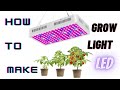 How to make Grow light led | Wallwasher Growlight | Photosynthesis led