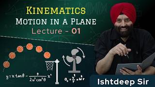 Motion in a Plain | Lecture - 1 | Introduction to Vectors | Ishtdeep Sir