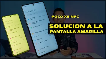 ¿Cómo quitar el color amarillo de la pantalla del celular?