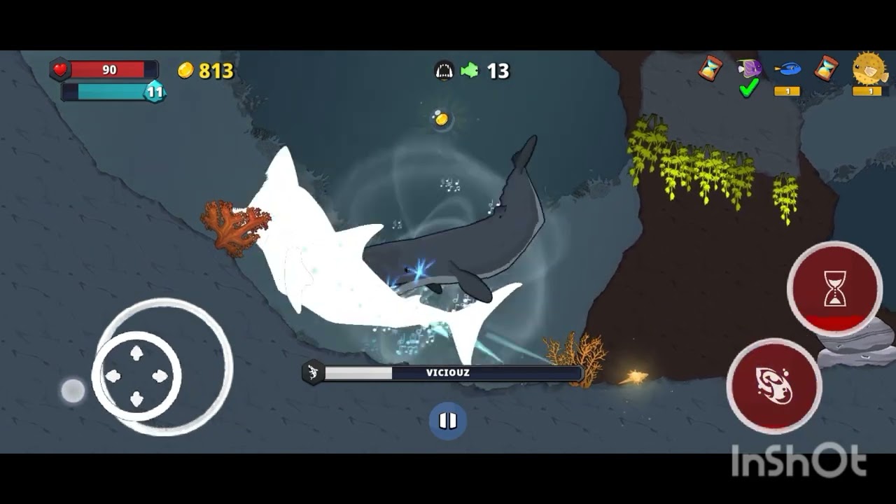 siren vs vicious#fish royale#bossbattle#