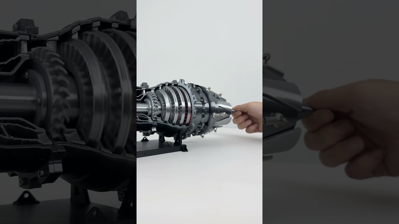 GE J79 Military Turbojet Engine Model