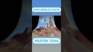 Cool giant statues of The Beatles - Houston, Texas