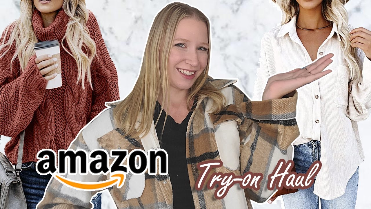 AMAZON FALL FASHION HAUL *Tryon Haul* YouTube