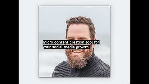 Contentdrips - Create micro content for your social media.
