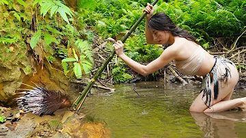 FULL 8 DAY SOLO CAMPING SURVIVAL IN THE RAIN FOREST - RELAXING IN THE TENT WITH THE SATISFYING SOUND