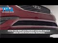 How to Replace Front Lower Grille 2015-2019 Hyundai Sonata