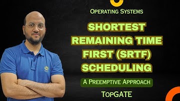 1.11 Shortest Remaining Time First (SRTF) Scheduling Algorithm | Preemptive Shortest Job First