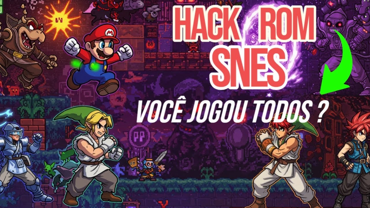 🔧 As Melhores Hack ROMs de Super Nintendo que Você PRECISA Conhecer!