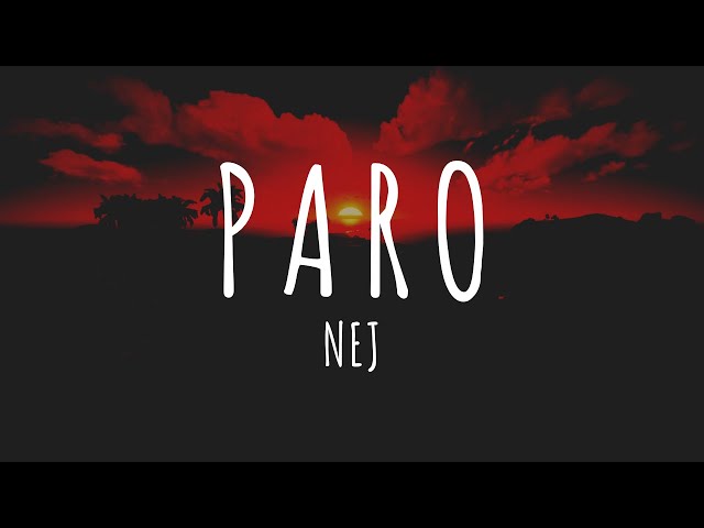 Paro - Nej  (Lyrics) English Translation class=