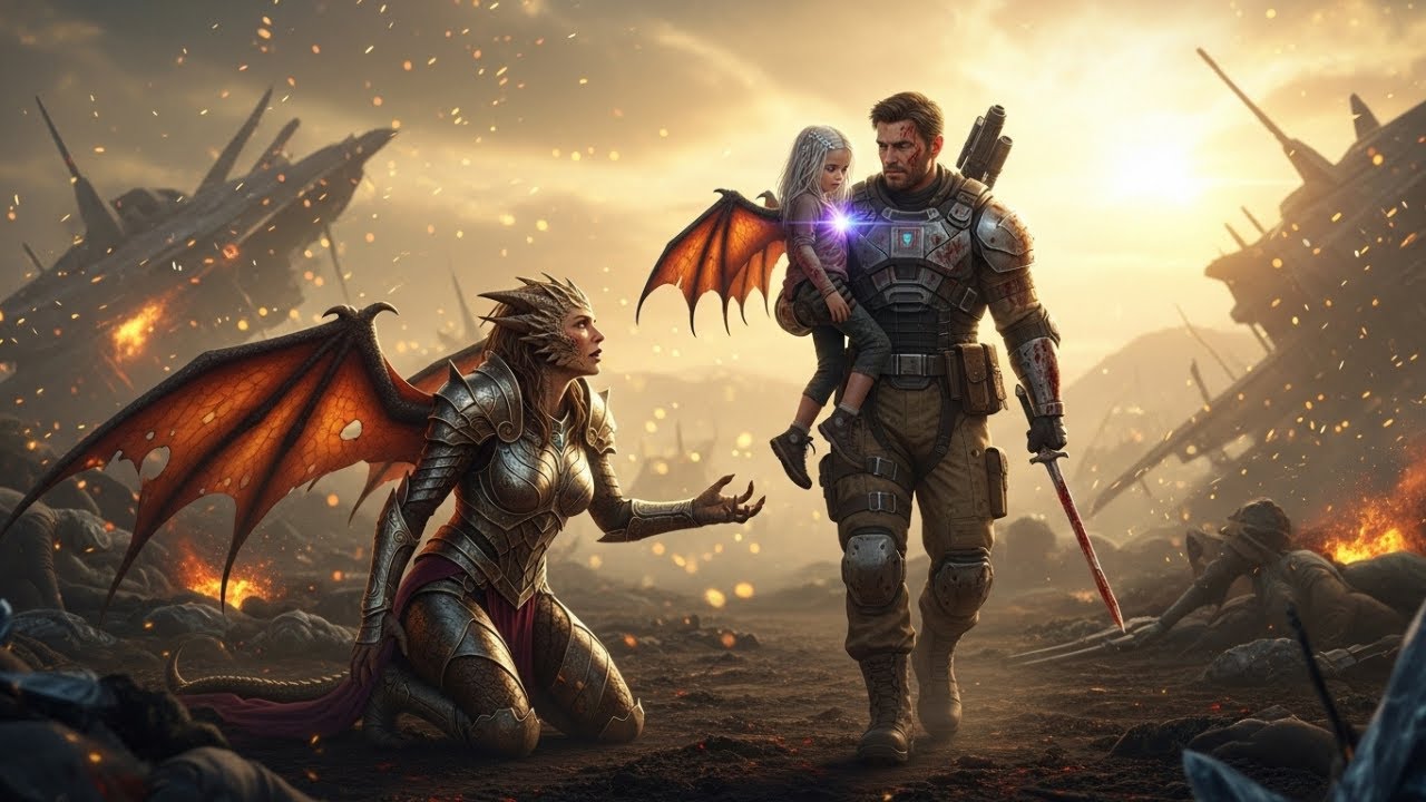 Dragon Woman Thought Her Hybrid Daughter Had Fallen in Battle, But a Human Veteran Brought Her Back.