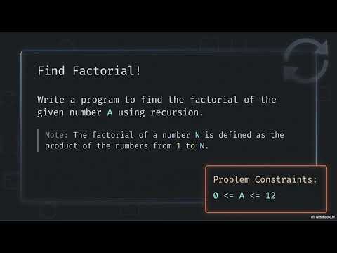 Day32 | P01-04 - Week06 | Factorial | Fibonacci | Print 1 to A function | Sum of Digits