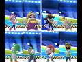 Mario Sonic At The Olympic Winter Games Wii All Characters Losing Animations In Festival Mode 