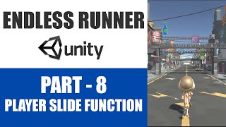 Endless Runner Game Course Unity 3d In Urdu/Hindi | #8 Slide Animation Function screenshot 1