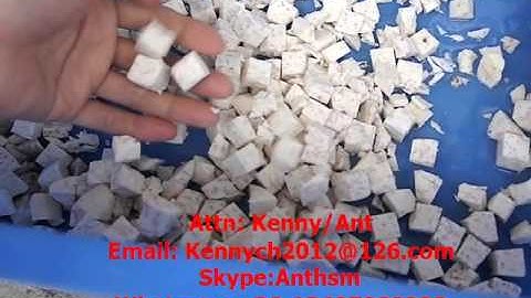 SH-100 Taro and root vegetable cutting cubing dicing machine, cutter cuber dicer