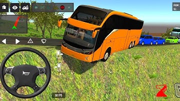 Indonesia Coach bus driving | Euro bus simulator 2025 Android gameplay #game 1
