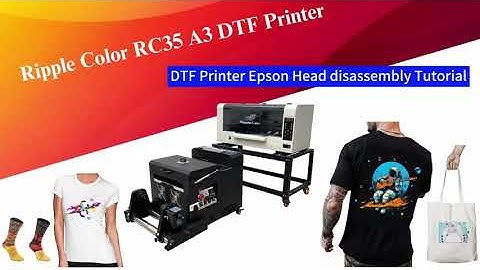 RC35 A3 DTF Printer XP600 Print head disassembly Tutorial