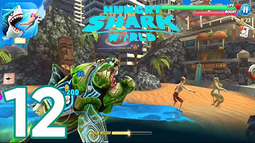 Hungry Shark World - Gameplay Walkthrough Part 12 - The Golem Unlocked (Android, IOS)