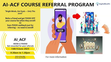 “Share the Learning, Reap the Rewards – AgileBodhi’s AI Course Referral!”