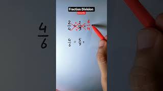 Fraction Division Made Easy | Learn the Simple Method!  #maths #fractions #education