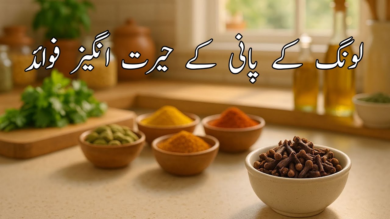 لونگ کے پانی کے حیرت انگیز فائدے  Clove Water Benefits in Urdu  صحت کے لئے بہترین نسخہ