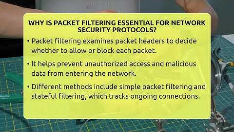 Why Is Packet Filtering Essential For Network Security Protocols? - Talking Tech Trends