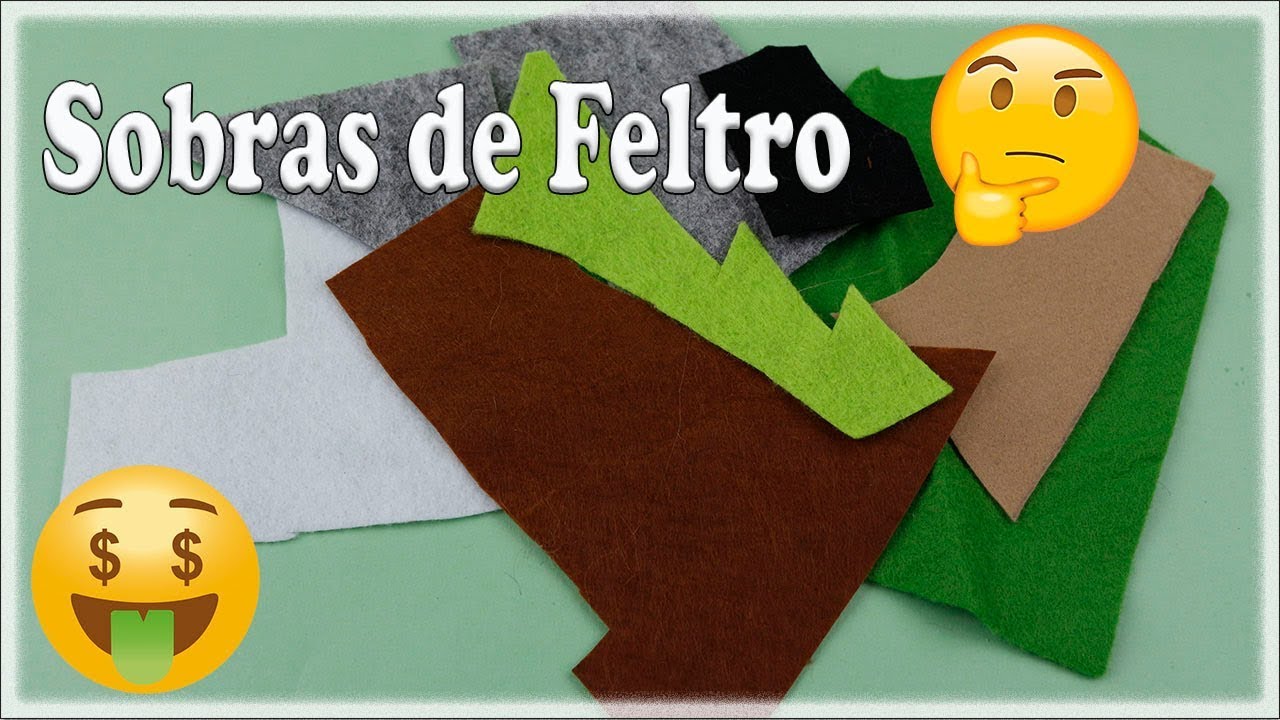 Reaproveitando sobras de Feltro - Ideias lindas e fáceis.