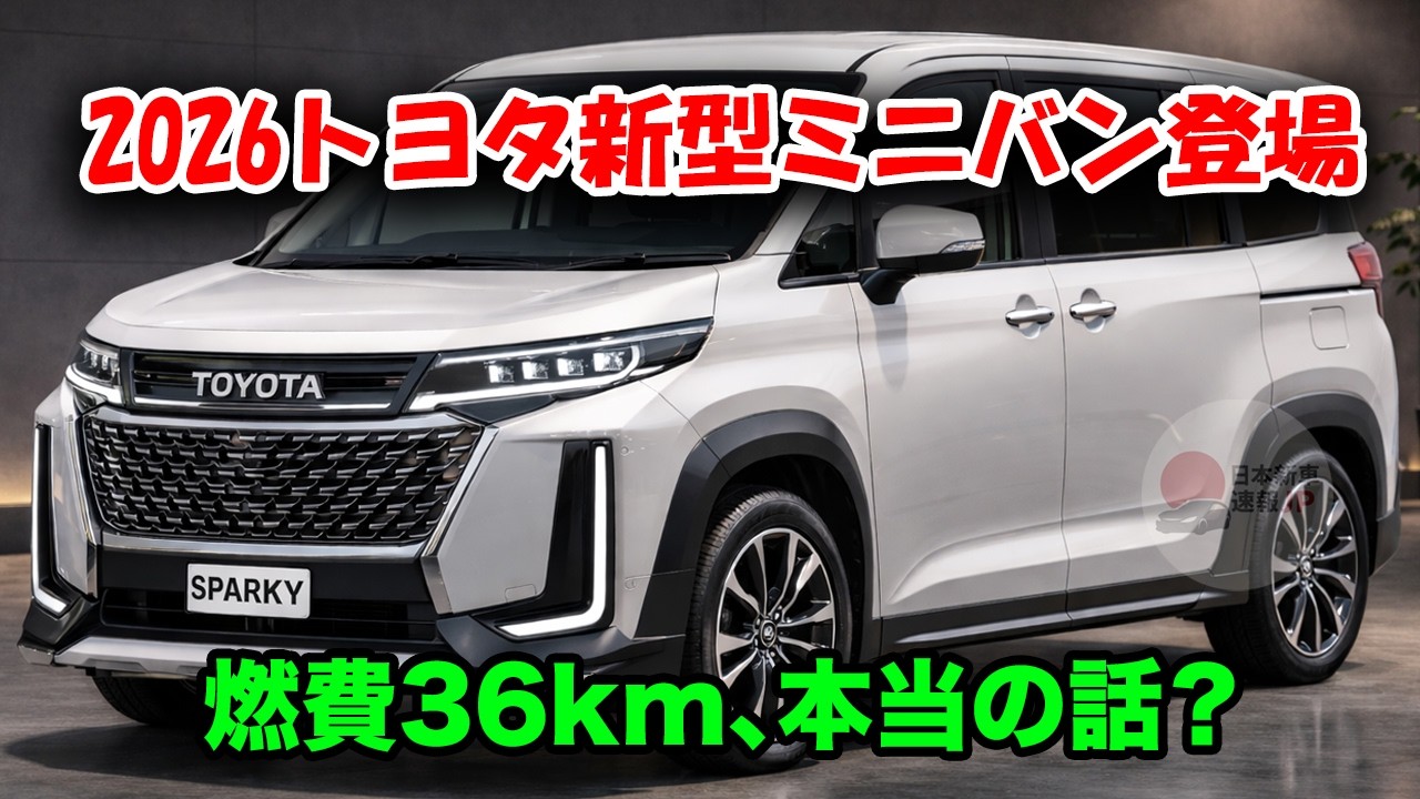 トヨタ新型ミニスパーキー2026年登場、衝撃の150万円スタート！両側電動スライドドア全標準装備の衝撃仕様が降臨！