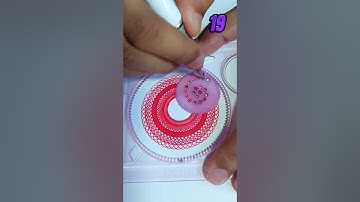 #spirograph 19 #satisfying #noksha #pattern #2024 #asmr #drawing