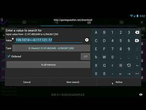 How To Specify Any Value In A Group Search Gameguardian Youtube