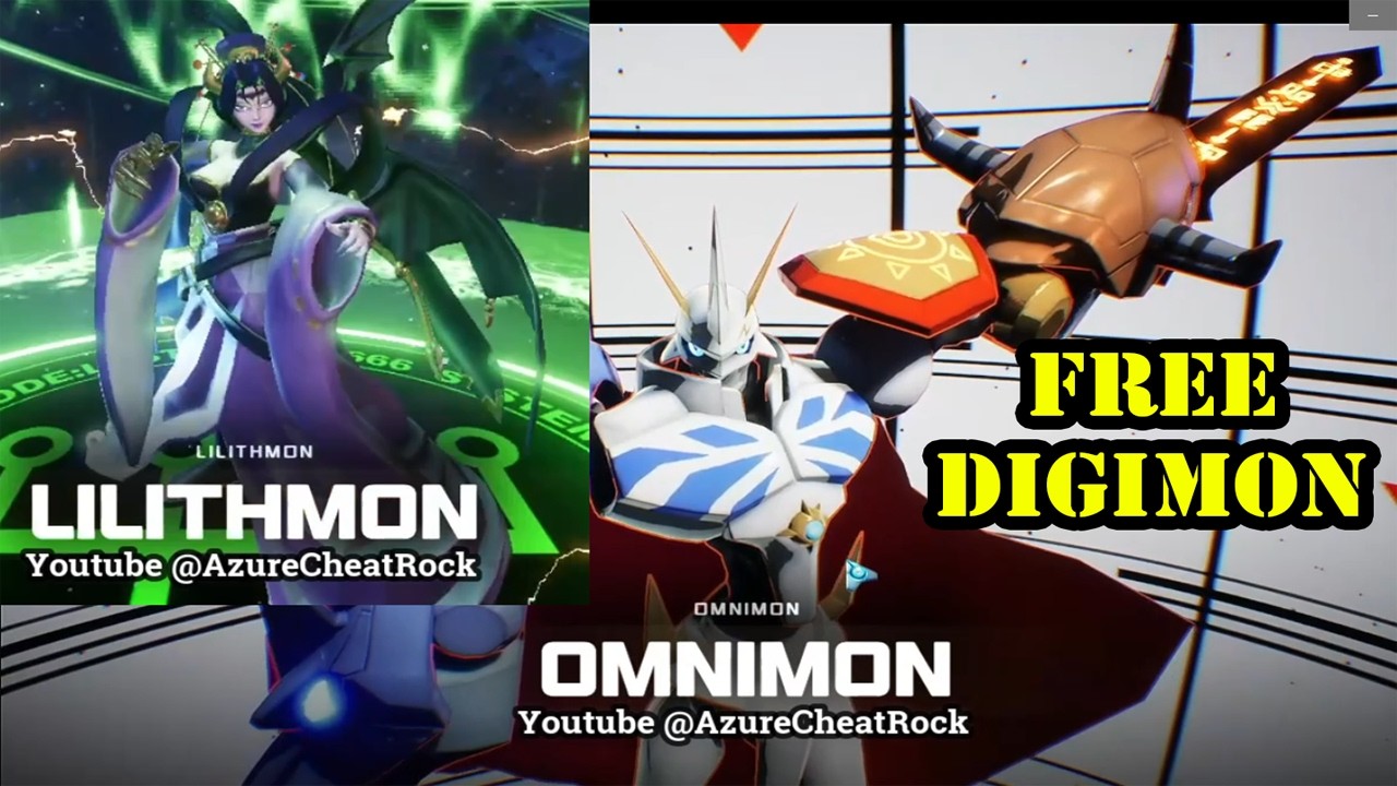 Free Omnimon and Lilithmon - Digimon Super Rumble - YouTube
