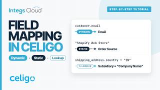 Celigo Field Mapping Explained: Dynamic, Static & Lookup Fields (Shopify to NetSuite)