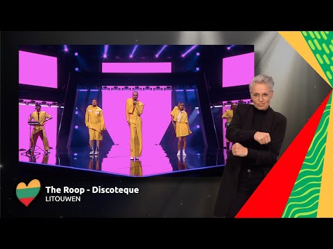 The Roop - Discoteque | Litouwen ?? | Sign dance | ESC21