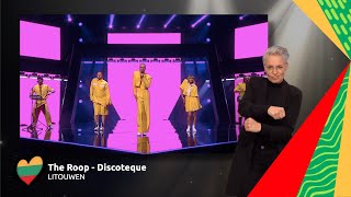The Roop - Discoteque | Litouwen 🇱🇹 | Sign dance | ESC21