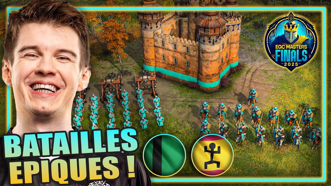 #1 Une game de ZINZIN ! MarineLord vs Wam @EGCTV_Official Masters Finals CAST AOE 4