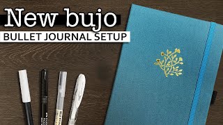 Minimal New Bullet Journal Setup 