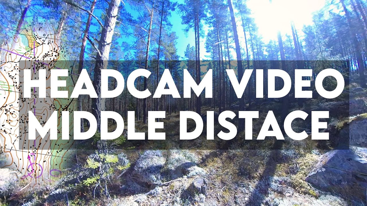 Headcam Orienteering Video:  Middle Distance Falun