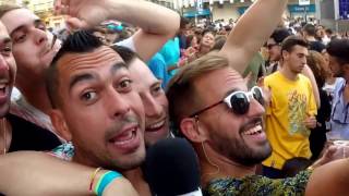 Feria De Málaga 19 Competición De Morreos En Mitad De La Plaza Uncibay Con Selfie Muludinario