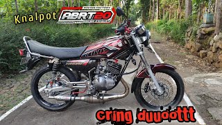 Cek sound Knalpot Abrt20 type kolong stainless   review Rx King tipis tipis